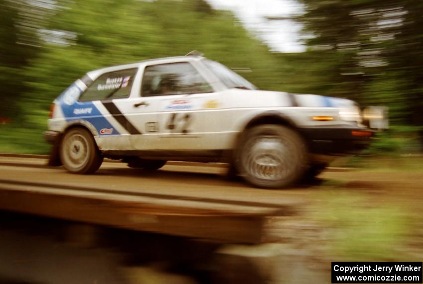 Eric Burmeister / Mark Buskirk VW GTI on SS4 (East Town E.)