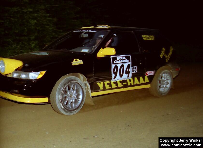 John Drislane / Paul Geary Mitsubishi Mirage on SS4 (East Town E.)