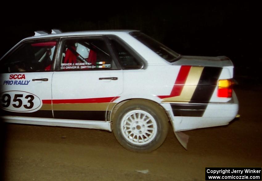 John Keaney / Barry Smith Audi 4000 Quattro on SS4 (East Town E.)