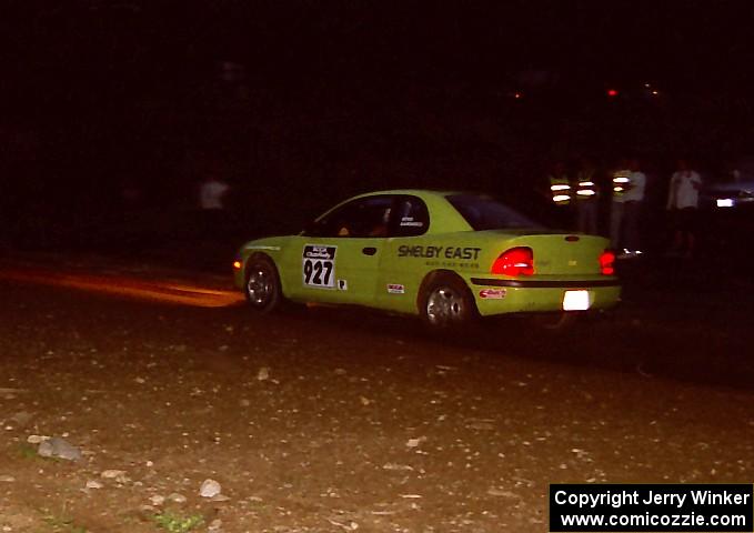 Brian Goss / Sarah Gardescu Dodge Neon on SS4 (East Town E.)