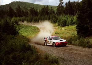 Garen Shrader / Michael Fennell Mitsubishi Lancer Evo IV on SS6 (Parmachenee West)