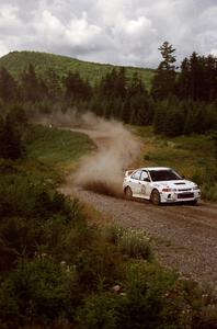 Seamus Burke / Frank Cunningham Evo IV on SS6 (Parmachenee West)