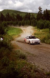 Henry Krolikowski / Cindy Krolikowski Subaru WRX on SS6 (Parmachenee West)