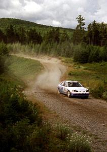 Doug Shepherd / Ralph Beckman Hyundai Elantra on SS6 (Parmachenee West)