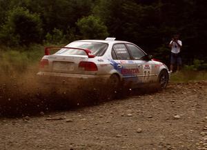 Nick Robinson / Carl Lindquist Honda Civic on SS7 (Parmachenee East)