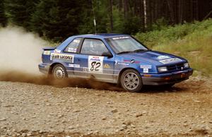 Mike Hurst / Rob Bohn Dodge Shadow GT on SS6 (Parmachenee West)