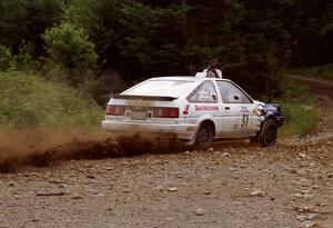 Jay Streets / Bill Feyling Toyota Corolla GT-S on SS7 (Parmachenee East)