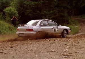 Russ Hodges / Jimmy Brandt Subaru WRX on SS7 (Parmachenee East)