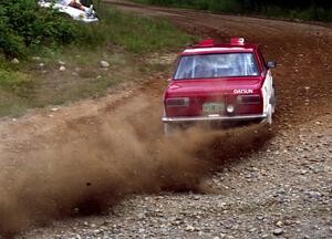 Dan Cook / Bill Rhodes Datsun 510 on SS6 (Parmachenee West)