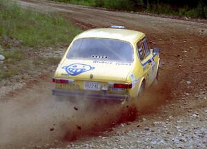 Geoff Clark / Chris Morand SAAB 99 on SS6 (Parmachenee West)