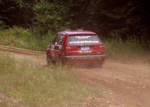 J.B. Niday / Diane Sargent VW GTI on SS6 (Parmachenee West)