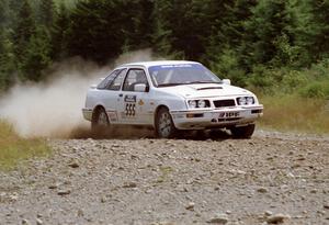 Colin McCleery / Jeff Secor Ford Merkur XR4Ti on SS7 (Parmachenee East)