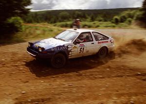 Jay Streets / Bill Feyling Toyota Corolla GT-S on SS6 (Parmachenee West)