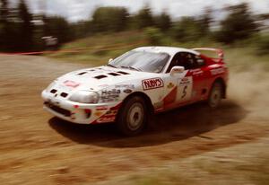 Ralph Kosmides / Ken Cassidy Toyota Supra on SS6 (Parmachenee West)