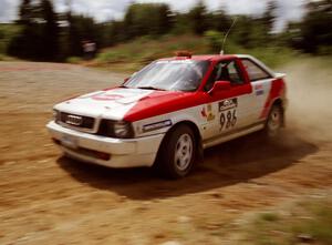 Demetrios Andreou / Ron Norton Audi S2 Quattro on SS6 (Parmachenee West)