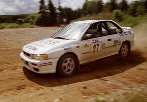 Greg Healey / John MacLeod Subaru Impreza on SS6 (Parmachenee West)