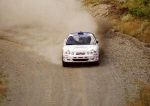 Noel Lawler / Charles Bradley Hyundai Tiburon on SS6 (Parmachenee West)