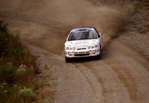 Paul Choinere / Jeff Becker Hyundai Tiburon on SS6 (Parmachenee West)