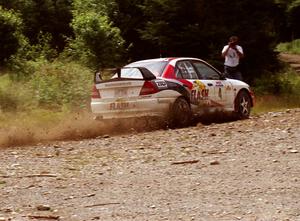 Garen Shrader / Michael Fennell Mitsubishi Lancer Evo IV on SS7 (Parmachenee East)