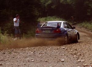 Karl Scheible / Russ Hughes Mitsubishi Lancer Evo V on SS7 (Parmachenee East)