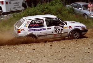 Liz Campbell / Karen Houghton VW GTI on SS6 (Parmachenee West)