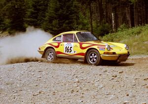 Dennis Chizma / Claire Chizma Porsche 911 on SS6 (Parmachenee West)