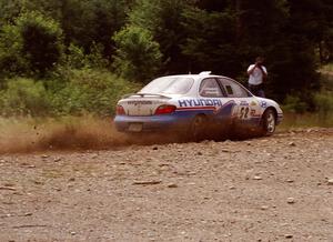 Doug Shepherd / Ralph Beckman Hyundai Elantra on SS7 (Parmachenee East)