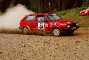 John Rahill / Vladimir Hladky VW GTI on SS6 (Parmachenee West)