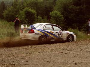 Vinnie Frontinan / Luis Teixeira Mitsubishi Lancer Evo IV on SS7 (Parmachenee East)