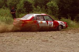 Sylvester Stepniewski / Adam Pelc Audi 4000 Quattro on SS7 (Parmachenee East)