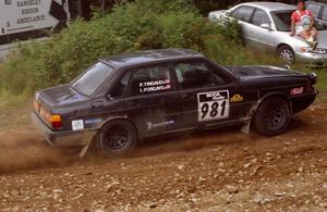 Paul Tingaud / Ian Forgays Audi 4000 Quattro on SS6 (Parmachenee West)