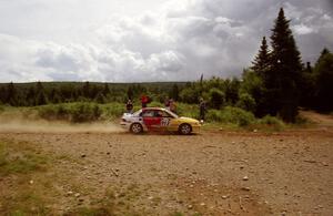 Janusz Jastrzebski / Kazimierz Pudelek Subaru Impreza on SS7 (Parmachenee East)