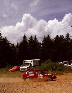 Scott Williams / Trisha Williams VW Rabbit on SS6 (Parmachenee West)