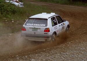 Charles Sprigg / Josh Bressem VW GTI on SS6 (Parmachenee West)