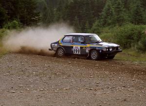 Mike White / Mike Ronan SAAB 99GLI on SS7 (Parmachenee East)