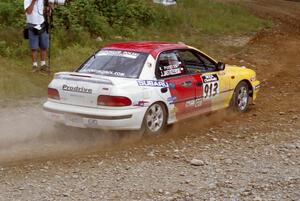 Janusz Jastrzebski / Kazimierz Pudelek Subaru Impreza on SS6 (Parmachenee West)