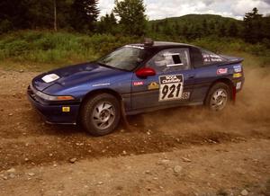 Howie Richards / Joel Richards Mitsubishi Eclipse on SS7 (Parmachenee East)