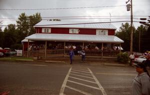 View in front of the general store at Ocquossoc service