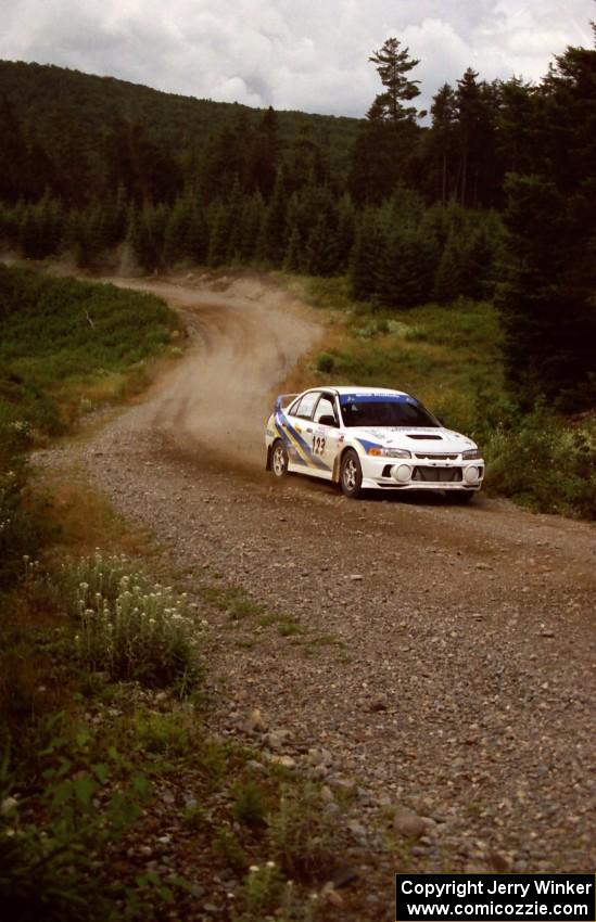 Vinnie Frontinan / Luis Teixeira Mitsubishi Lancer Evo IV on SS6 (Parmachenee West)