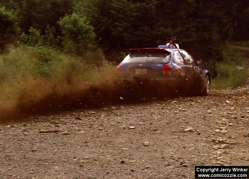 Bryan Hourt / Tom Tighe Honda Civic on SS7 (Parmachenee East)