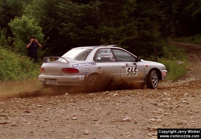 Russ Hodges / Jimmy Brandt Subaru WRX on SS7 (Parmachenee East)