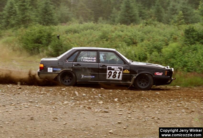 Paul Tingaud / Ian Forgays Audi 4000 Quattro on SS7 (Parmachenee East)