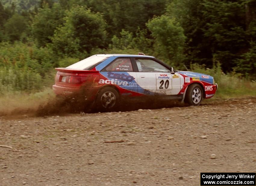 George Plsek / Ronan Burke Audi S2 Quattro on SS7 (Parmachenee East)