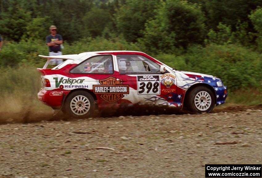 Kurosh Jahromi / Tony Lumino Ford Escort Cosworth RS on SS7 (Parmachenee East)