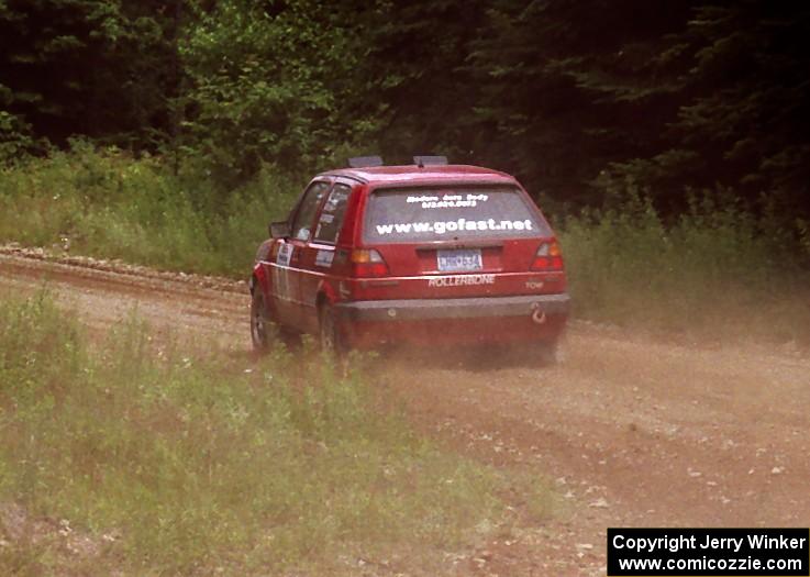 J.B. Niday / Diane Sargent VW GTI on SS6 (Parmachenee West)