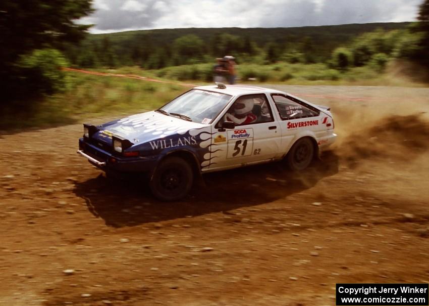 Jay Streets / Bill Feyling Toyota Corolla GT-S on SS6 (Parmachenee West)