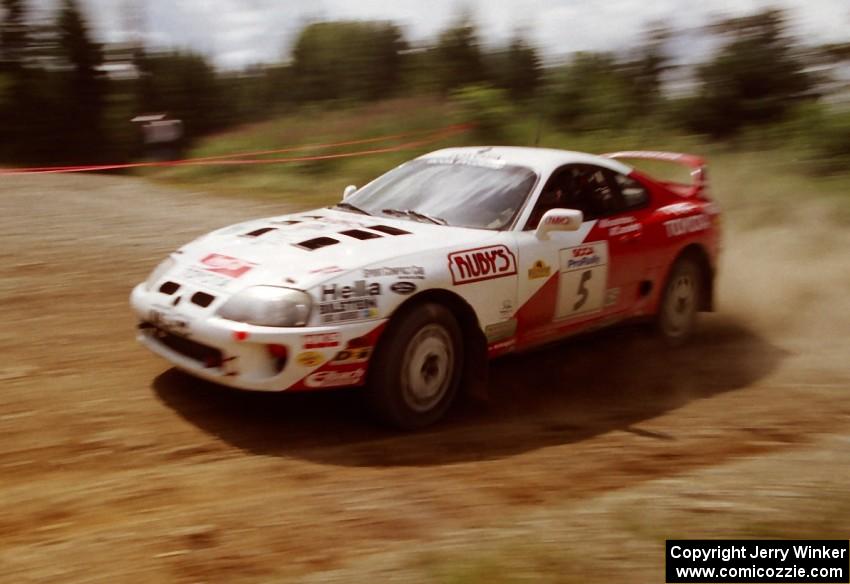 Ralph Kosmides / Ken Cassidy Toyota Supra on SS6 (Parmachenee West)