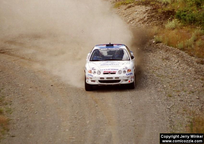 Noel Lawler / Charles Bradley Hyundai Tiburon on SS6 (Parmachenee West)