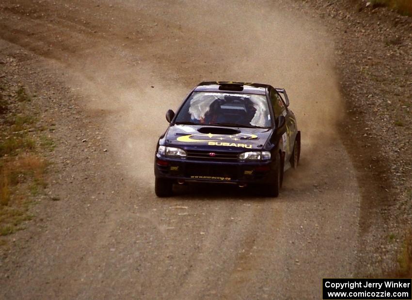 Tom McGeer / Mark Williams Subaru Impreza on SS6 (Parmachenee West)