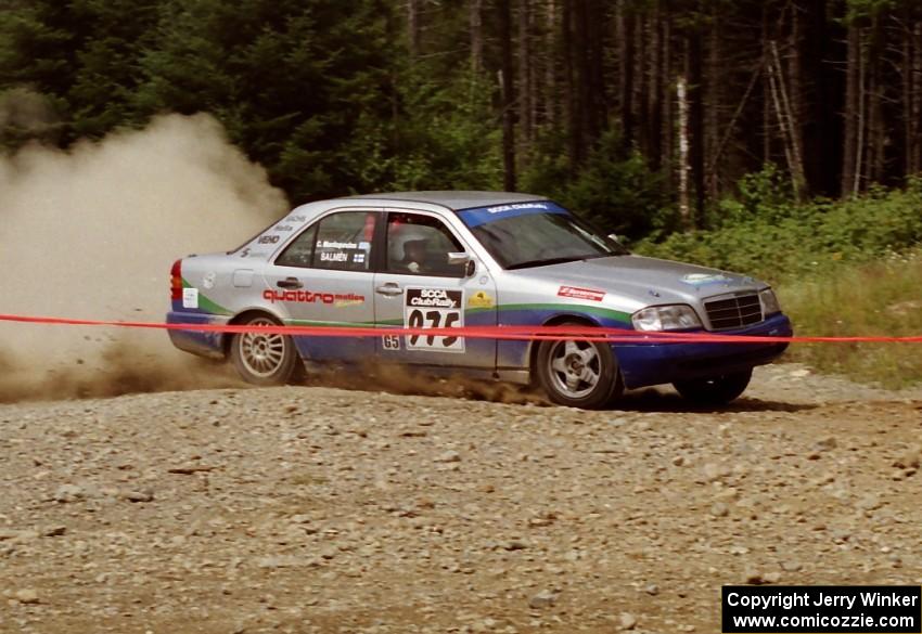 Heikki Salmen / Constantine Mantopoulos Mercedes-Benz C220 on SS6 (Parmachenee West)